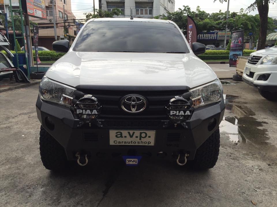 กันชนหน้า YAK ใส่รถ Revo หัวเดี่ยว 4WD
