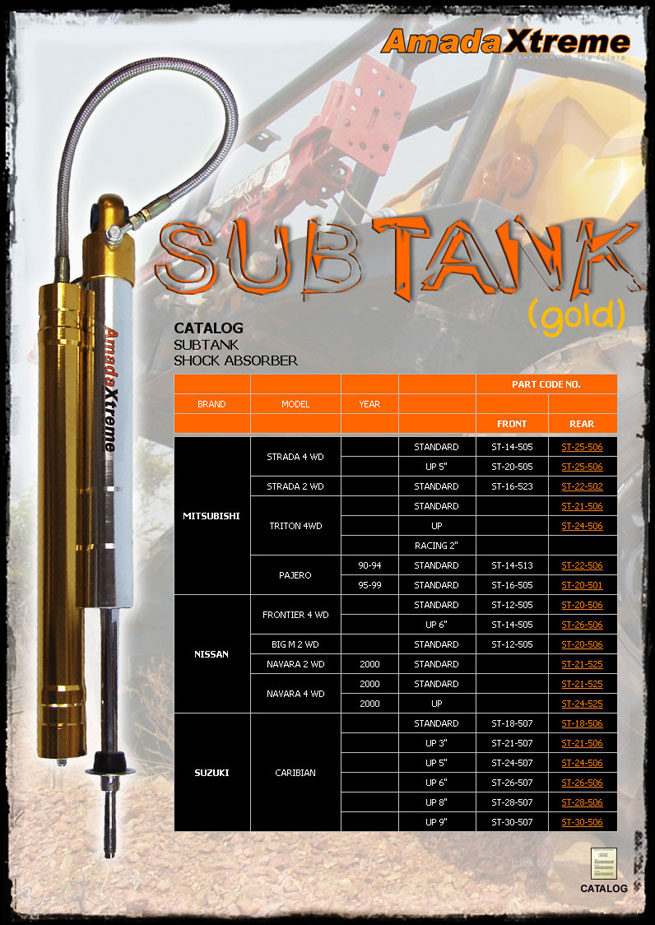 Amada Xtreme Shock Up รุ่น Subtank (gold & orange)

