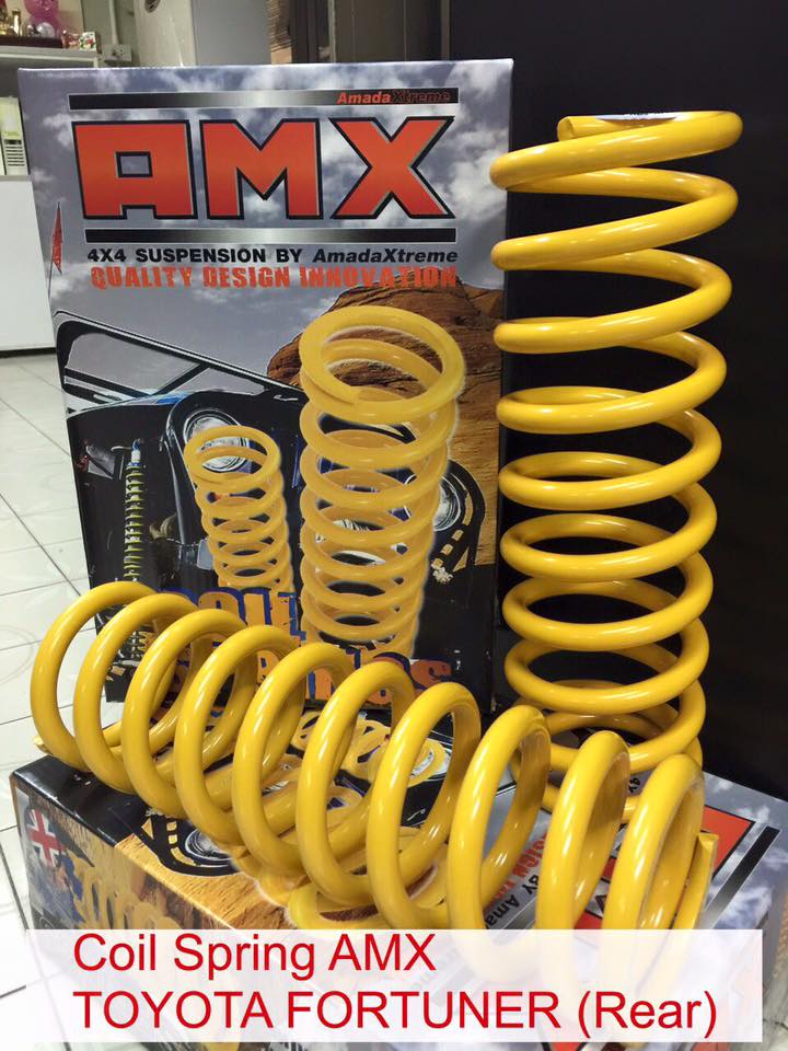 
	สปริง AMX coil spring Amadaxtreme suspension สำหรับ Toyota‬ Fortuner ผลิตในออสเตรเลีย
