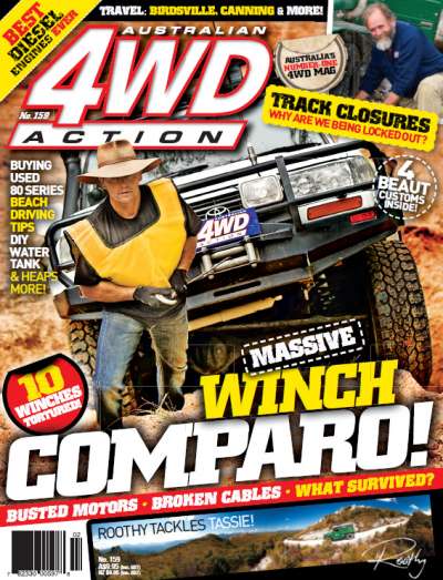MASSIVE WINCH COMPARO IN AUSTRALIA
หนังสือ 4WD Action issue 159 http://www.4wdaction.com.au/news/44335-massive-winch-comparo?fid=110910#image