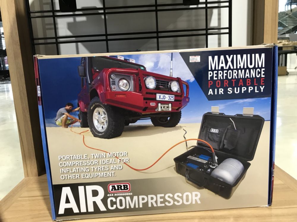 - ARB Air Compressor (รหัส CKMTP12) ปั้มลมพร้อมถังเก็บลม ราคา 28,700 บาท
