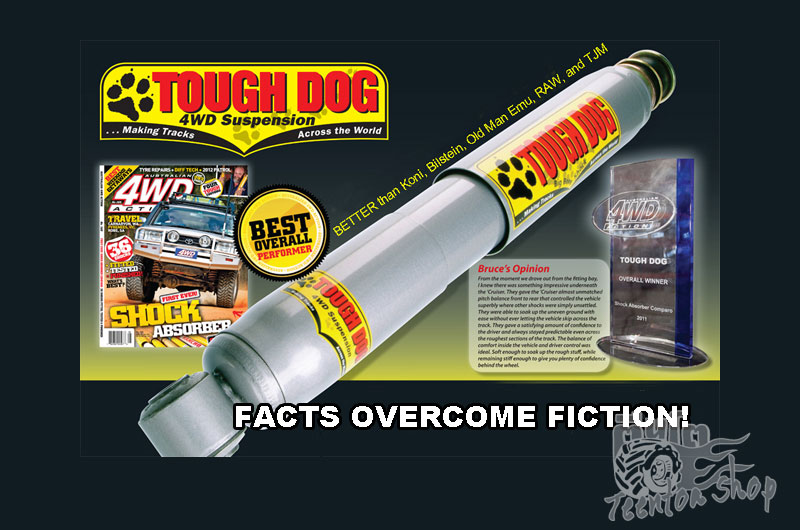 Teentoa 4Garage ตัวแทนจำหน่าย Tough Dog Products โช๊คในตำนานกลับมาจำหน่ายในเมืองไทยกับตัวแทนที่ถูกต้อง อีกครั้งเร็วๆ นี้