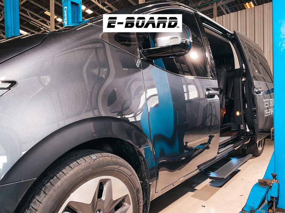NEW‼ Hyundai Staria 2021ขึ้นลง สะดวกสบาย … มี Service บริการหลังการขายบันไดข้างสไลด์อัจฉริยะ EBOARD
