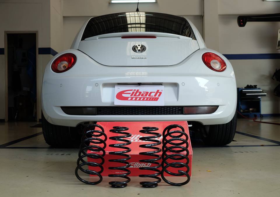 Installed!! || EIBACH Pro-kit || Volkswagen New Beetle.
Front Axle, Lowering ca. 30 mmRear Axle, Lowering ca. 30 mm
