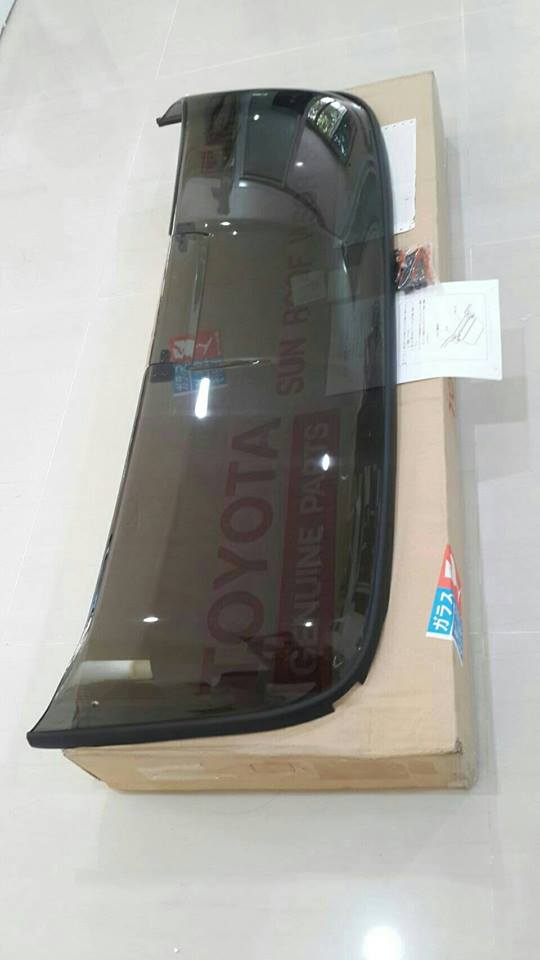 การ์ดดักลมซันรูฟ หลังคา Sunroof VisorToyota Landcruiser PRADO 120 125 150 Series
สินค้าของใหม่ แท้ๆ toyota Japan Accessoriesพร้อมอุปกรณ์ และคู่มือติดตั้ง ครบชุด
.ราคา 14,500.-/ชุด
