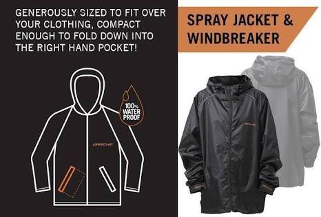 DARCHE WATERPROOF SPRAY JACKETเสื้อแจ็คเก็ตกันฝน มี Size S/M/L/XL/2XLราคา 890฿
