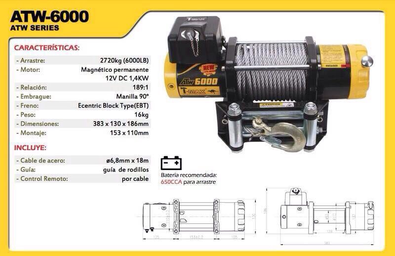 
	สินค้ามาใหม่ ! T-Max ATW-6000 ปอนด์ (สีเหลือง) ราคา 16,250 บาท
