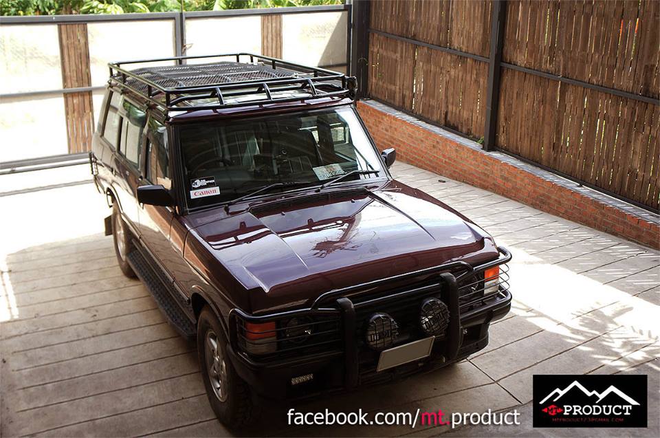 
	Range Rover Classic Roof Racks
	แร๊คหลังคาแบบเต็ม สำหรับ เรนจ์คลาสสิค
	แข็งแรง ทนทาน ใช้งานแบกขนได้จริง
	ด้วยประสบการณ์ จากการเดินทางที่ยาวไกล
