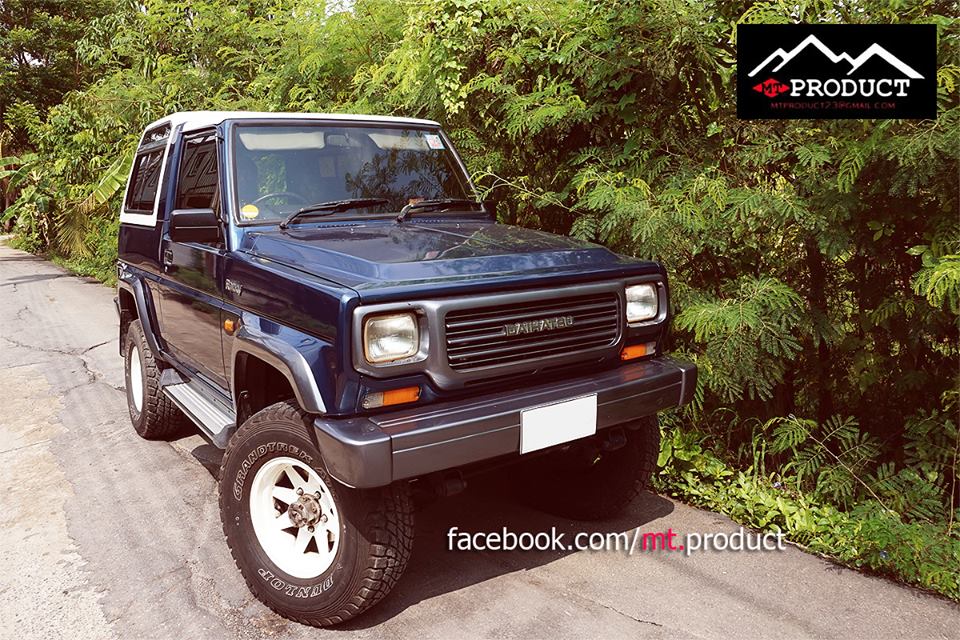 โป่งล้อ Daihatsu Rockyรถที่เมืองไทยไม่ค่อยจะมีแต่เราก็สนุกที่จะลงมือทำเพราะเงิน มันไม่ใช่ทุกอย่างของชีวิต.Fender Flares/1989–1998Daihatsu RockyDaihatsu FerozaDaihatsu Sportrak.
