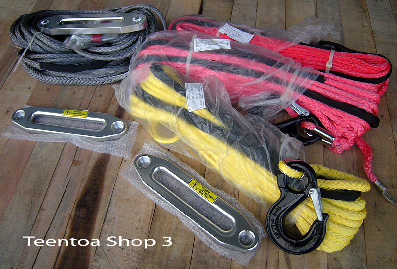 Teentoa Shop3/ รับสั่งและจำหน่าย สลิงเชือก (Dyneema Winch Rope & Synthetic Rope)