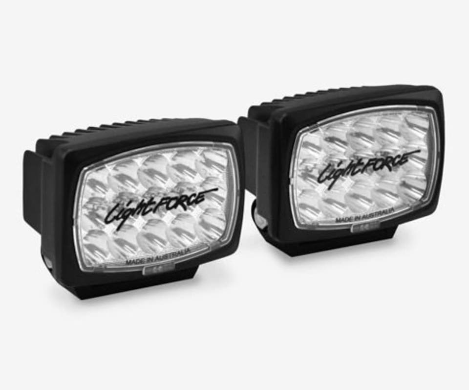 แนะนำผลิตภัณฑ์ใหม่ LIGHTFORCE STRIKER LED driving lights 1 LUX ที่ 754 metres (146mm x 118mm)

