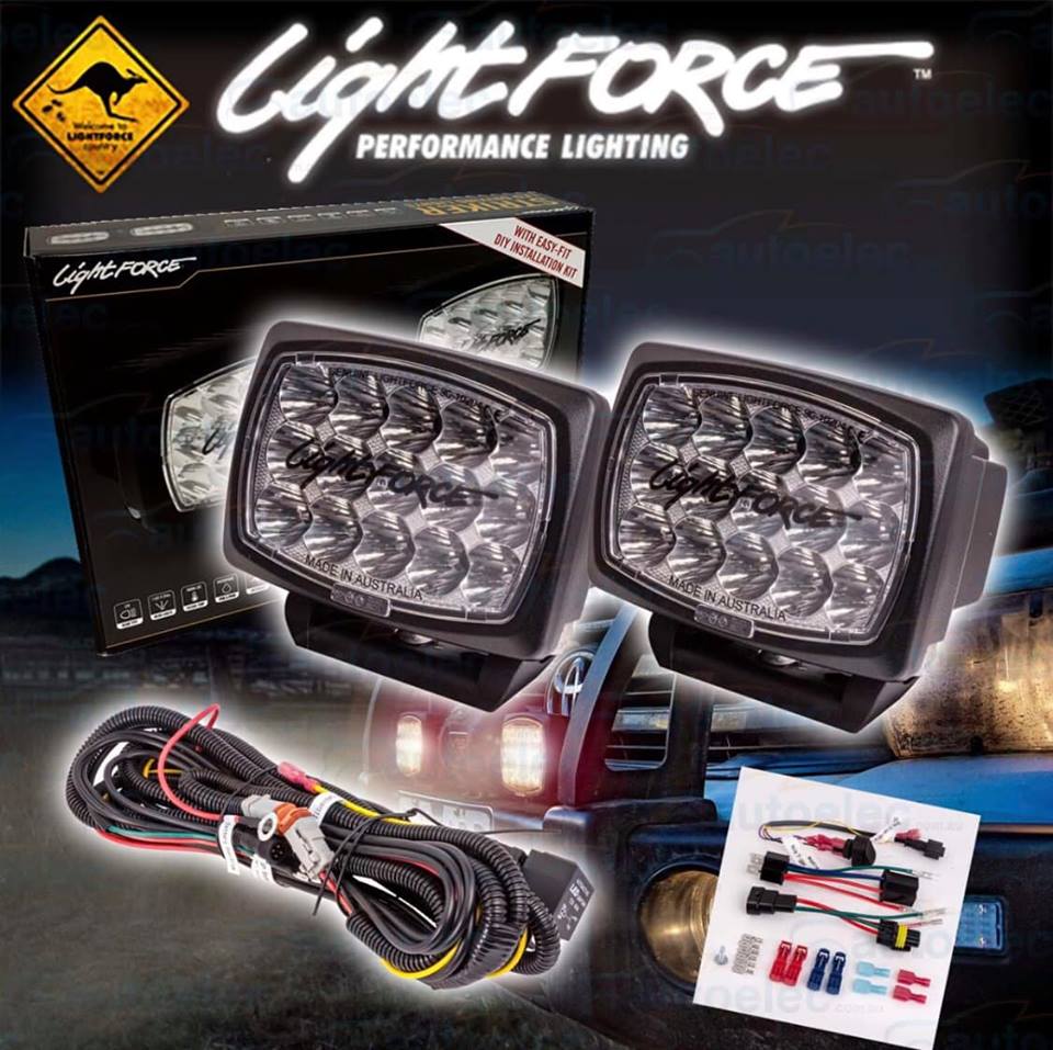 แนะนำผลิตภัณฑ์ใหม่ LIGHTFORCE STRIKER LED driving lights 1 LUX ที่ 754 metres (146mm x 118mm)
