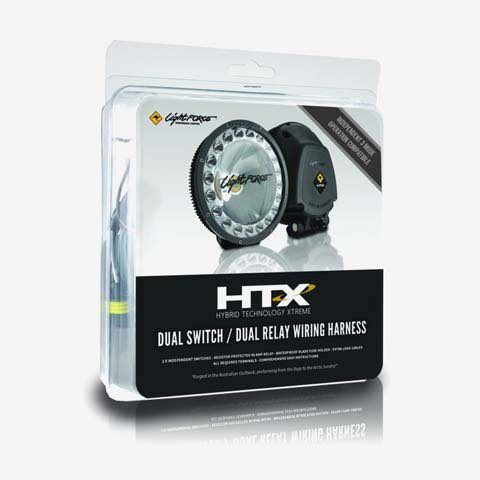 สปอร์ตไลท์ LIGHTFORCE 9” Driving Linght HTX Hybrid 70W HID 80W LED
