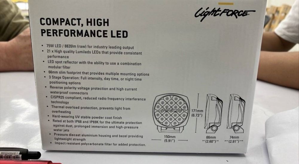 จัดส่งสปอร์ตไลท์ Lightforce Venom LED ขนาด 6” ใน Ford Raptor ไปอ.หางดง จ.เชียงใหม่ ขอบคุณลูกค้ามากครับ #LightForceLighting #teentoashop
