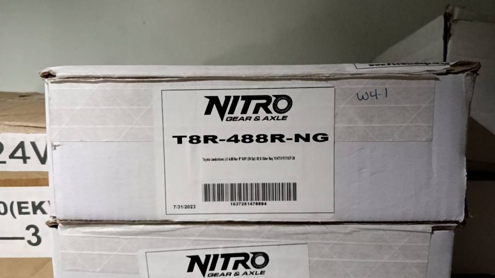 จัดส่งเฟือง NITRO Gear&Axle 8:39 รหัส T8R-488R-NG หน้าคาน LJ78 + หน้าแปลนซีลน็อตใหญ่ ไปอ.บางบ่อ จ.สมุทรปราการ ขอบคุณลูกค้ามากครับ #NitroGear&Axle #teentoashop
