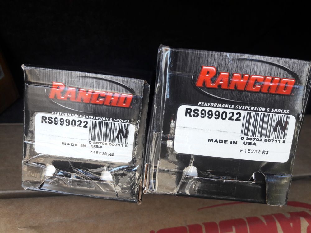 โช๊คอัพ RANCHO RS9000XL หน้า-หลัง สำหรับ MuX
