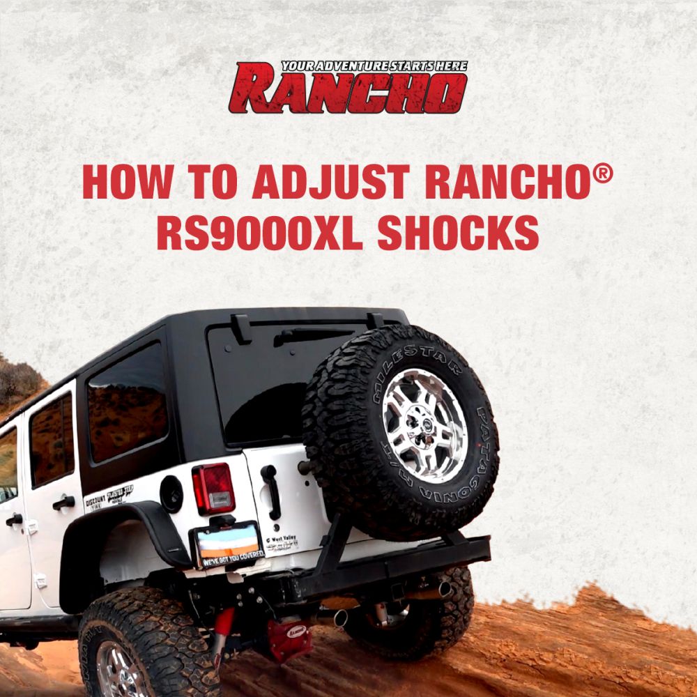 โช๊ค Rancho RS9000XL เป็นชุดควบคุมการขับขี่ที่ปรับได้เก้าตําแหน่งแรกในตลาดออฟโรด
