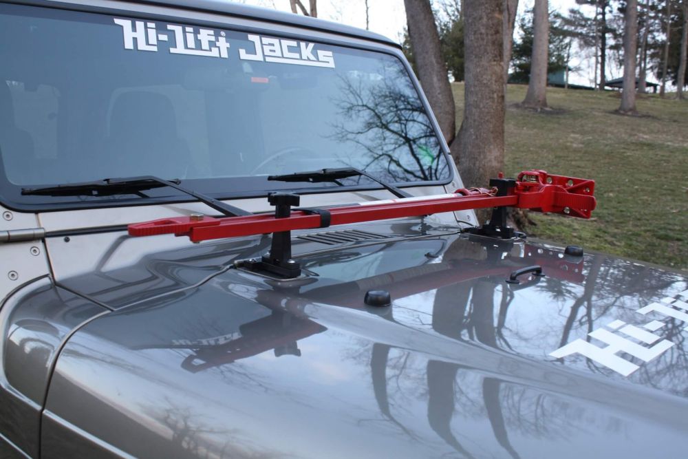 #HILIFTAccessories Hi-Lift  JackHood Mount for Jeep Jkขายึดแม่แรง

