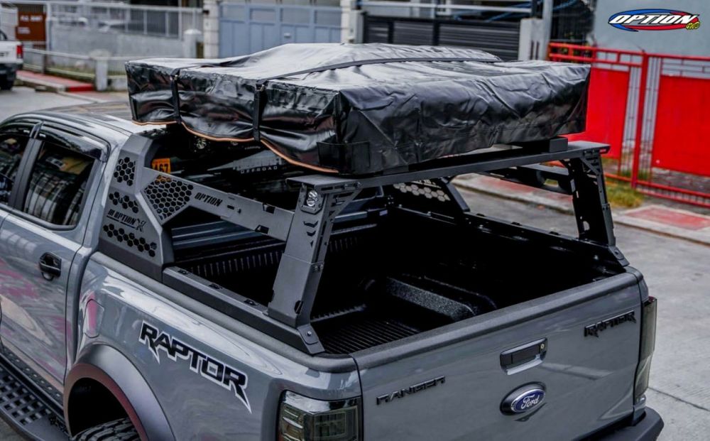 พร้อม for Weekend camping?.- Roll bar X with bed rack - Tent  4WD store 
