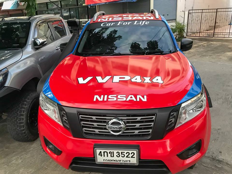 Axcr2018...&quot;nissan navara รถ สำหรับ ทีมไทย&quot;ใช้โช้ค  KING SHOCKS จาก USA.
