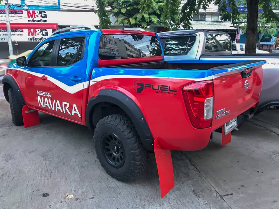Axcr2018...&quot;nissan navara รถ สำหรับ ทีมไทย&quot;ใช้โช้ค  KING SHOCKS จาก USA.
