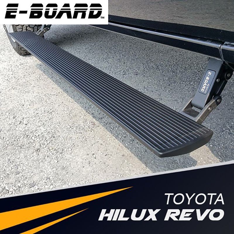 บันไดข้างไฮเทค E Board Power step สำหรับรถ Toyota Hilux Revo
