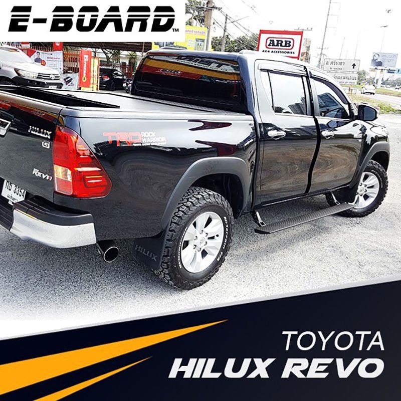 บันไดข้างไฮเทค E Board Power step สำหรับรถ Toyota Hilux Revo

