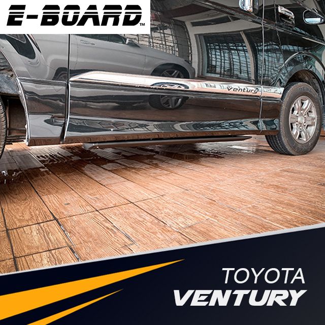 Toyota Ventury ความหรูหราอย่างมีสไตล์ ของรถสำหรับครอบครัว เพิ่มออปชั่นเสริม ด้วย #EBOARD บันไดข้างสไลด์อัจฉริยะ ดวกสบายจริง ต่อตรงกับแบตเตอรี่ ไม่ยุ่งเกี่ยวกับ Ecu ภายในรถ แน่นอน คอนเฟริม
