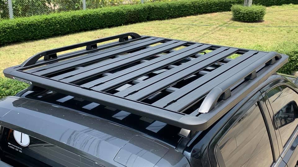 #Rhinorack Pioneer Platform & SX Leg
สำหรับรถ Ford Ranger ที่มี Roof Rails เดิมติดรถมาอยู่แล้ว ติดตั้งง่าย ตรงรุ่นและแข็งแรง
สำหรับรุ่นอื่นๆ ที่มี Roof Rails- Isuzu V-Cross- Nissan Navara NP300- Nissan X-Trail- Subaru XV & Forester

