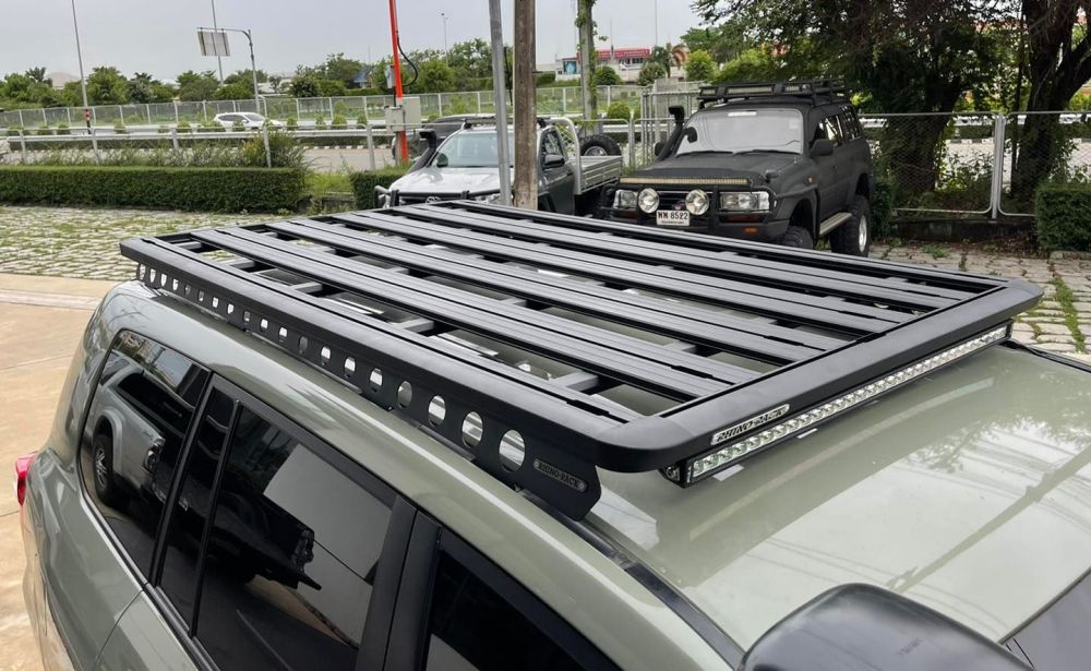 #Rhinorack Pioneer Platform & Backbone System For Land Cruiser 200 ลงตัวสวยๆ แข็งแรง ไม่ต้องเจาะหลังคารถ
