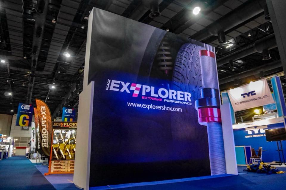 พบกับโช๊ค Explorershox in TAPA show2018 Let’s explorer with us. 
