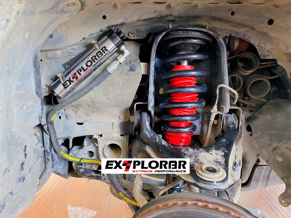 อัพเกรด Mitsubishi Pajero Sport  #EXPLORAR#ST8 ERIES ซับแทงค์ ปรับ8 ระดับ ขับนิ่ง โค้งมั่นใจ กี่หลุม กี่เนิน ก็ผ่าน‼‼
