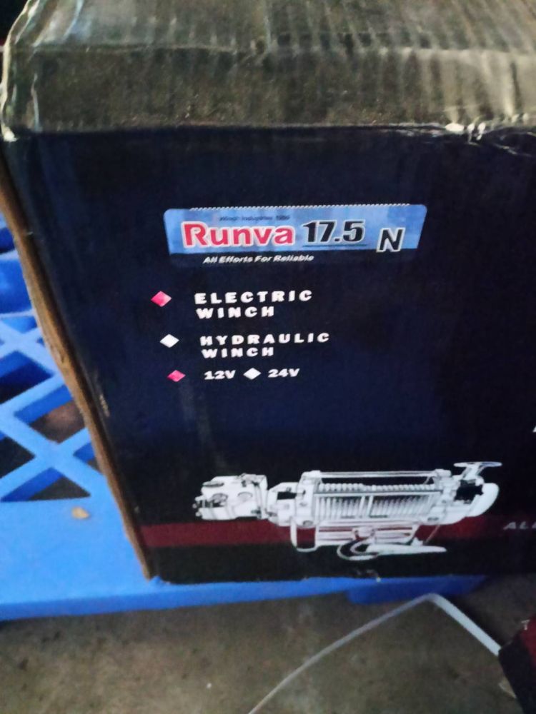จัดส่ง Runva Winch รุ่น EWN17500/12V (สลิงลวด) ไปอ.บางกรวย จ.นนทบุรี ขอบคุณลูกค้ามากครับ #RunvaWinch #teentoashop
