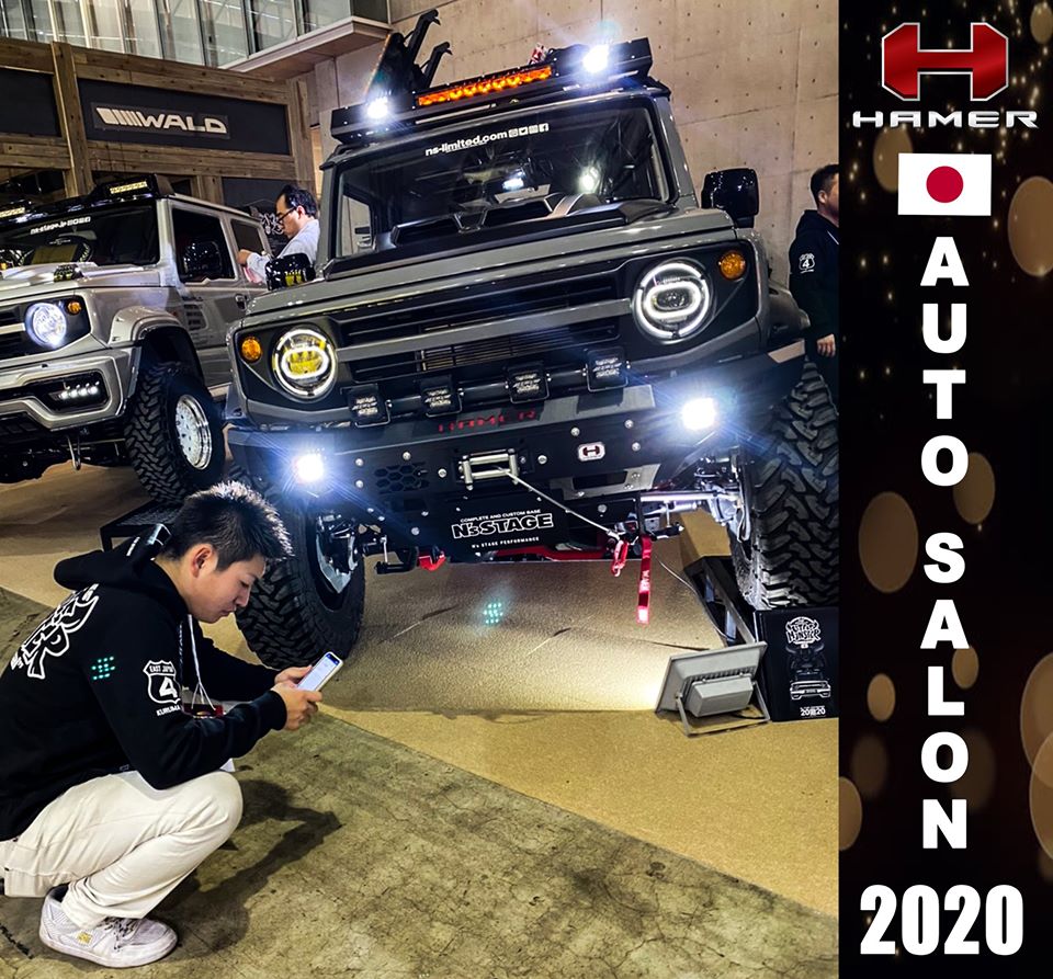 TOKYO AUTO SALON 2020ที่สุดของงานโชว์ นวัตกรรมยานยนต์ และชุดแต่งระดับโลก วันที่ 10-12 มกราคม 2020 ที่กรุง โตเกียว
HAMER กระหึ่ม โตเกียว ด้วยชุดแต่ง SUZUKI JIMNY เต็มยศ
ใครมีโอกาสเดินทาง ไปญี่ปุ่น อย่าลืมแวะไปชมกันได้นะครับ
