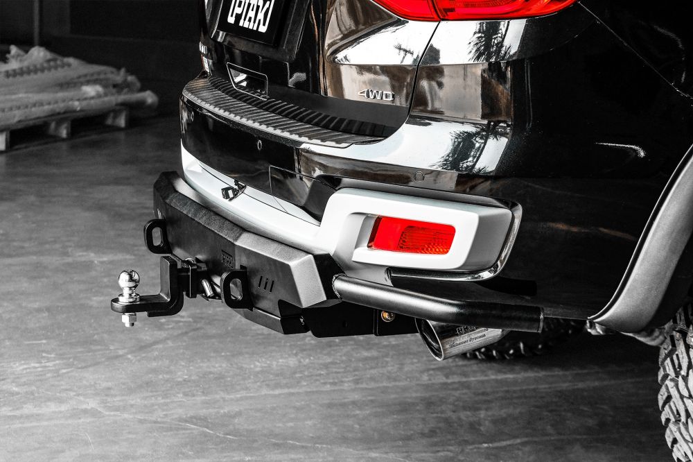 รถ FORD EVEREST (2015/2018) EquippedCOMPACT REAR TOW BAR WITH SIDE RAILS[Built-in Recovery Points]#PIAKOFFROAD #FordEverest

