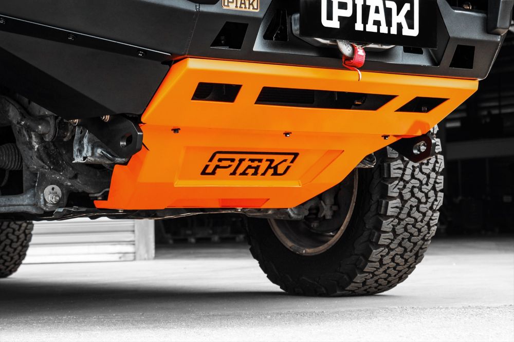 PIAK ELITE 3-LOOP BAR[Built-in Underbody Protection and Recovery Points]รถ TOYOTA FORTUNER (2015)▪️ Full bumper replacement bar▪️ Tow points are rated 3500kg’s each▪️ Tech pack compatible▪️ Winch compatible▪️ High-grade steel & Separate winch cradle designed and tested▪️ Increased approach angle▪️ ADR and SRS airbag compliant 
