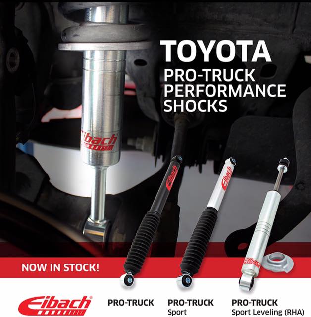 EIBACH Pro-truck Sport สำหรับ TOYOTA REVO.>> โช้คอัพ EIBACH made in U.S.A>> ระบบโช้คอัพ MONOTUBE>> ขับขี่มั่นใจ เเน่นหนึบ
