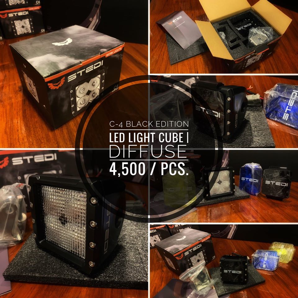 C-4 BLACK EDITION LED LIGHT CUBE | DIFFUSE4,500 บาทต่อดวง
