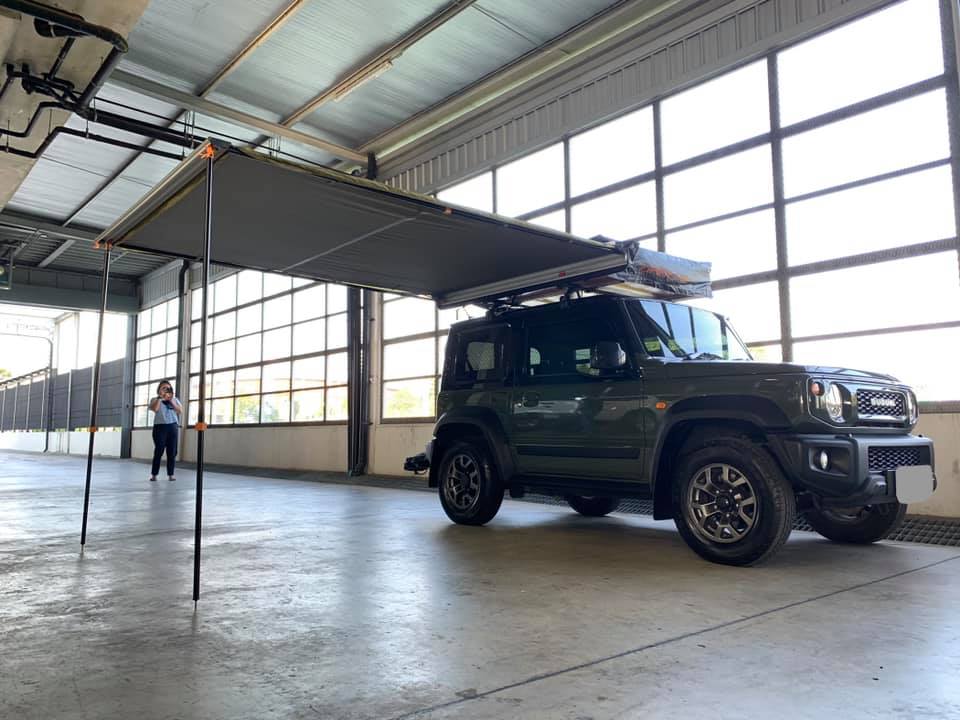 เตรียมอุปกรณ์เที่ยวให้พร้อมล่วงหน้า Suzuki Jimny เสริม #Darche Awning 2.0 x 2.5 Mราคาชุดละ 8,900 ฿

