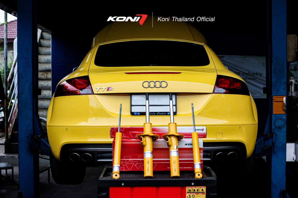 ปลุกความสปอร์ตใน Audi TTS Coupe ของคุณให้เต็มขั้น ด้วยโช้คอัพ KONI Sport ปรับแต่งความหนืดได้ 3 ระดับ ควบคุมการทรงตัวแม่นยำ ตอบสนองฉับไว มอบประสบการณ์ขับขี่ที่เร้าใจเหนือระดับ.Koni Sport โช๊คอัพคุณภาพสูง ออกแบบมาเพื่อผู้ที่ชอบการขับขี่ด้วยความเร็วสูง- ยึดเกาะถนนและทรงตัวได้ดีเยี่ยม- ตรงรุ่นใช้สปริงเดิมติดรถได้ทันที- เหมาะกับรถยนต์ทุกประเภท- ตัวแทนอย่างเป็นทางการในประเทศไทย - โช๊คผลิตจากเนเธอร์เเลนด์ - รับประกัน 2 ปี หรือ 60,000 กิโลเมตร
