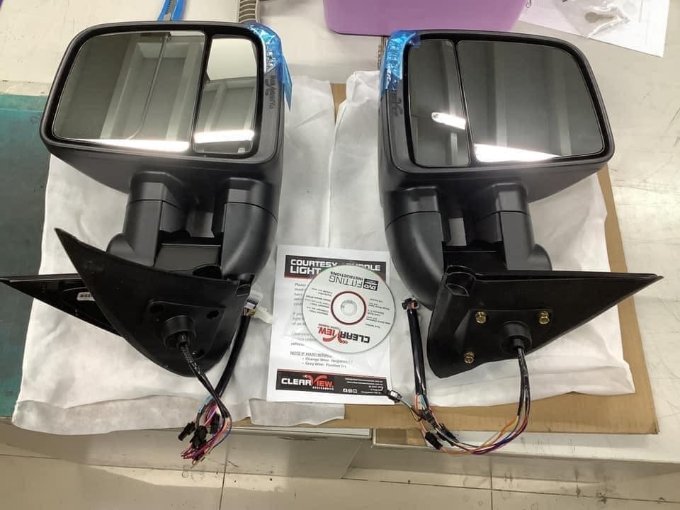 ClearView Towing Mirrors รถไทรทัน
