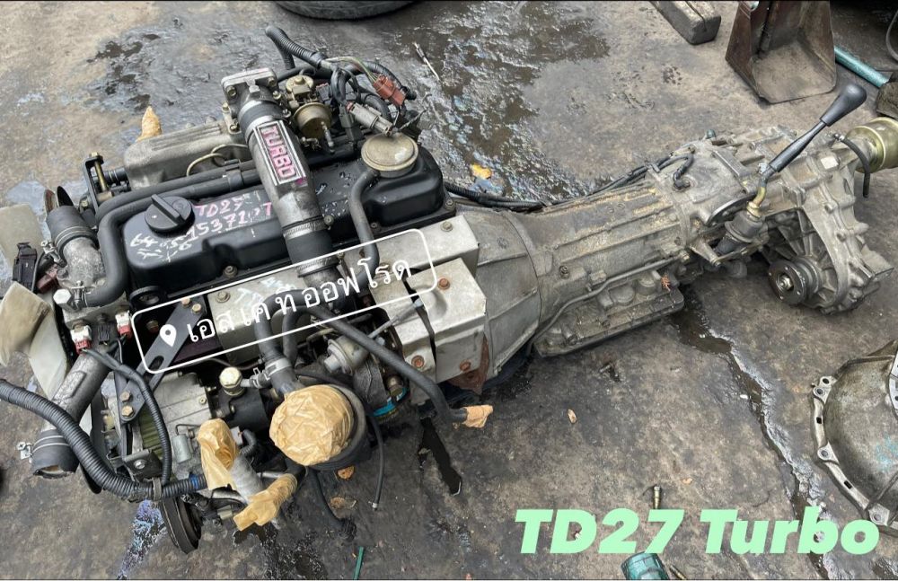 #เครื่องยนต์ดีเซล #td27 #turbo
