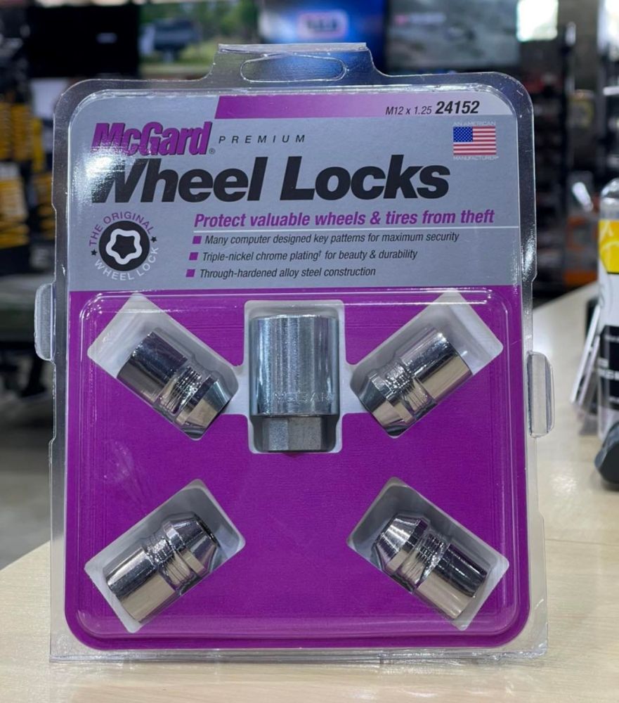 #Mcgard Wheel Locks M12 x 1.25 For Suzuki Jimny Made in USAน็อตกันขโมยราคาเพียงชุดละ 1,355 บาท มีบริการจัดส่งได้ ราคาสินค้ายังไม่รวมค่าขนส่ง 
