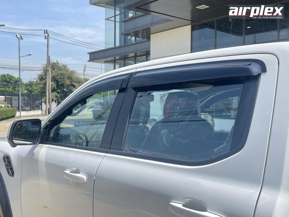 สินค้ามาใหม่#Airplex จาก นิวซีแลนด์คิ้วกันสาดหน้าต่าง สำหรับ Ford Raptor และ Ford Ranger โฉมปัจจุบัน 
