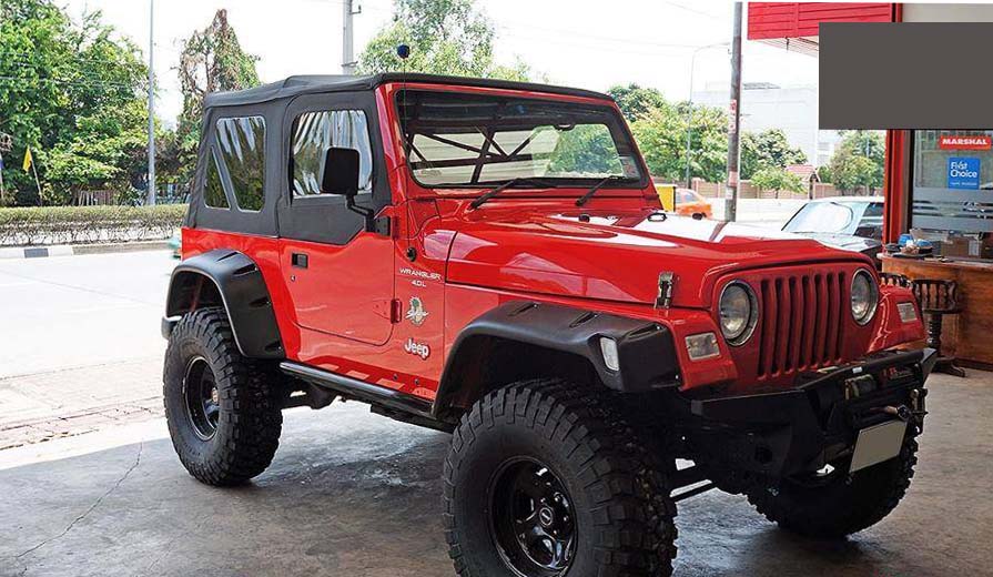โป่งล้อใหญ่ Jeep TJ ราคาชุดละ 8,500 บาท
